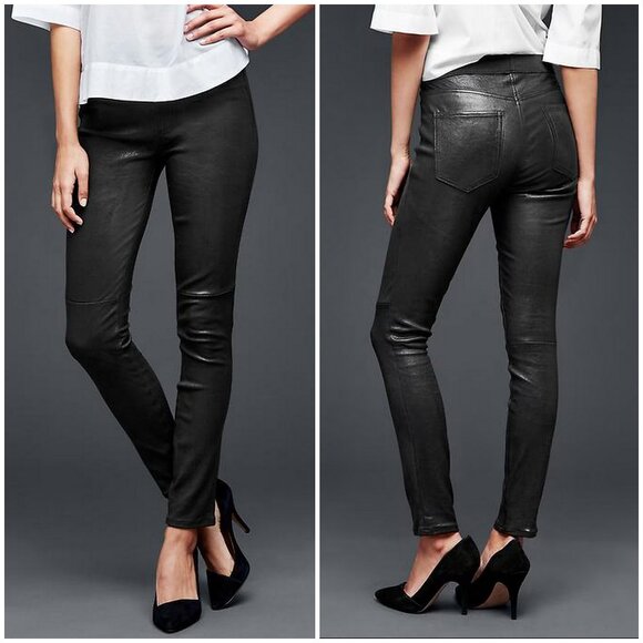 Gap 1969 Leather Pull-On Legging Jean 26 XS - Picture 6 of 7